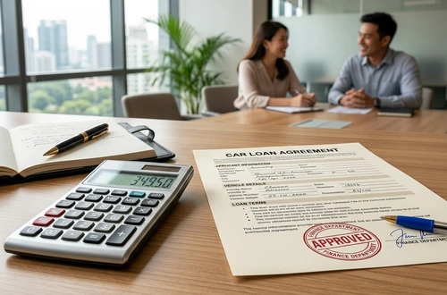 Friendly auto loan advisor ready to assist